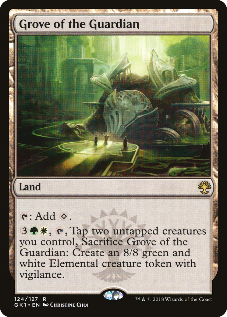 Grove of the Guardian (GK1-124) - GRN Guild Kit - Premium MTG Single from Wizards of the Coast - Just $0.25! Shop now at Game Crave Tournament Store