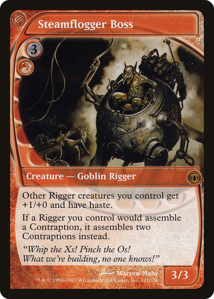 Steamflogger Boss (FUT-121) - Future Sight Foil - Premium MTG Single from Wizards of the Coast - Just $2.64! Shop now at Game Crave Tournament Store