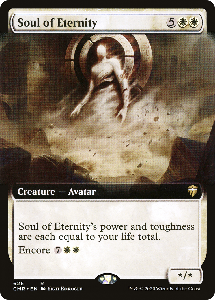 Soul of Eternity (CMR-626) - Commander Legends: (Extended Art) - Premium MTG Single from Wizards of the Coast - Just $0.58! Shop now at Game Crave Tournament Store