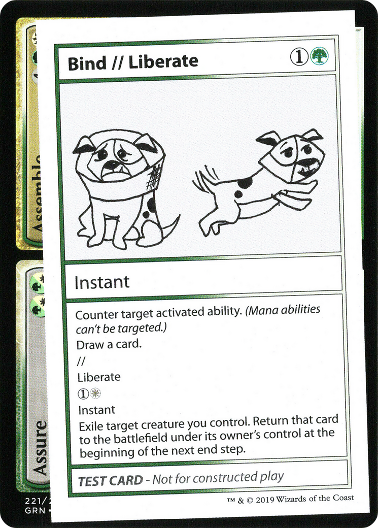 Bind // Liberate (CMB2-088) - Mystery Booster Playtest Cards 2021 - Premium MTG Single from Wizards of the Coast - Just $0.25! Shop now at Game Crave Tournament Store