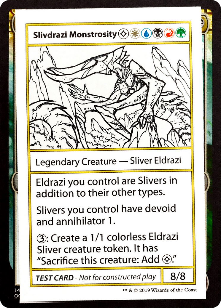 Slivdrazi Monstrosity (CMB2-102) - Mystery Booster Playtest Cards 2021 - Premium MTG Single from Wizards of the Coast - Just $8.18! Shop now at Game Crave Tournament Store
