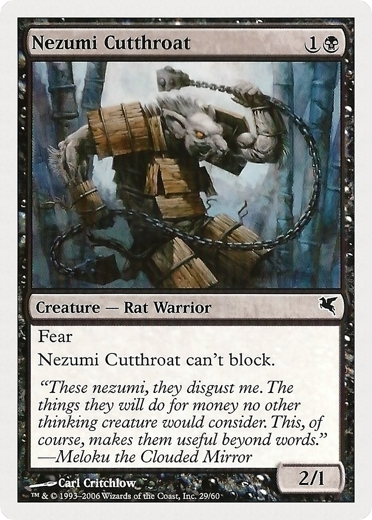 Nezumi Cutthroat (PHUK-029) - Hachette UK - Premium MTG Single from Wizards of the Coast - Just $0! Shop now at Game Crave Tournament Store