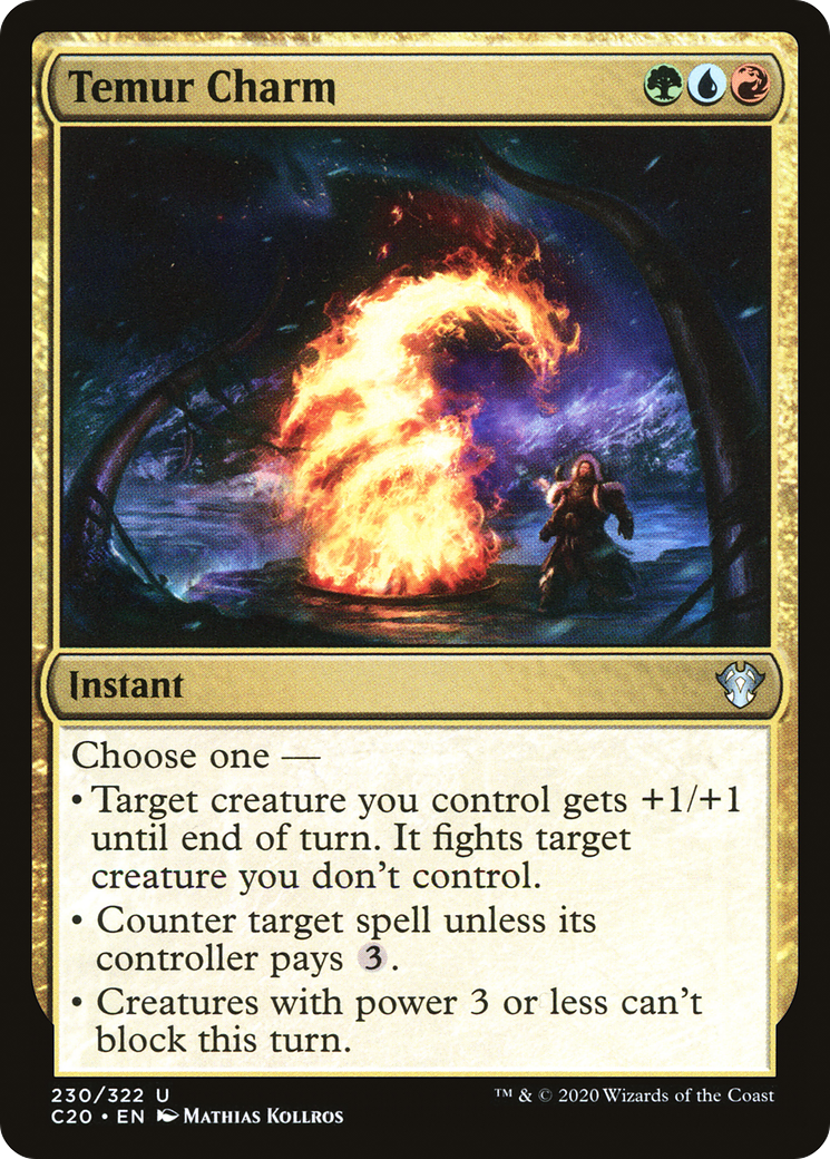 Temur Charm (C20-230) - Commander 2020 - Premium MTG Single from Wizards of the Coast - Just $0.08! Shop now at Game Crave Tournament Store