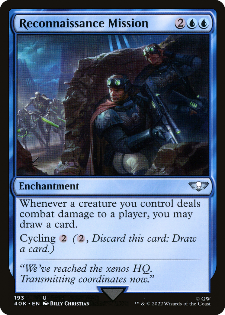 Reconnaissance Mission (40K-193) - Warhammer 40,000 Commander - Premium MTG Single from Wizards of the Coast - Just $0.35! Shop now at Game Crave Tournament Store