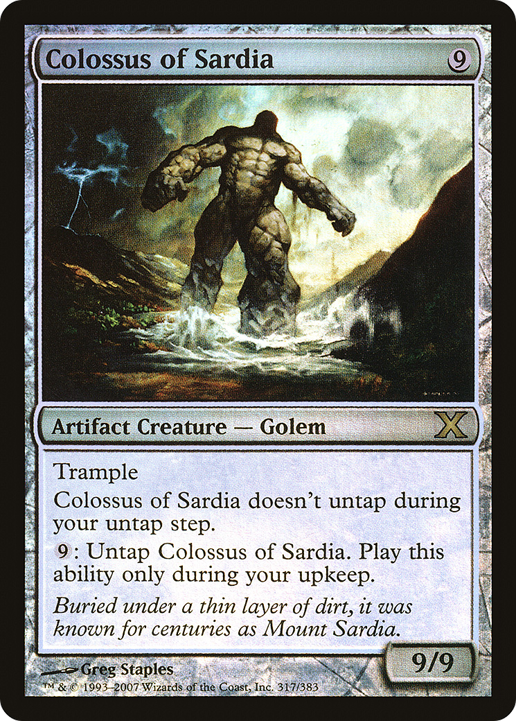 Colossus of Sardia (10E-317★) - Tenth Edition Foil - Premium MTG Single from Wizards of the Coast - Just $0.40! Shop now at Game Crave Tournament Store
