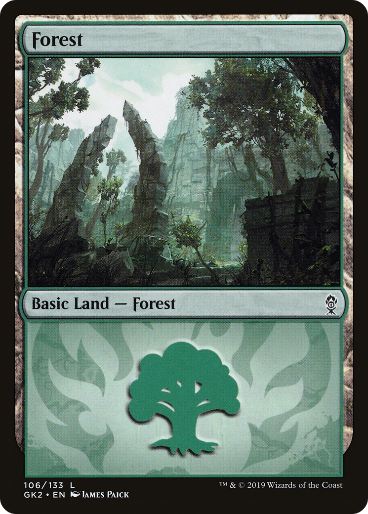 Forest (GK2-106) - RNA Guild Kit - Premium MTG Single from Wizards of the Coast - Just $0.37! Shop now at Game Crave Tournament Store