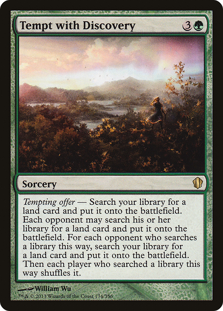 Tempt with Discovery (C13-174) - Commander 2013 - Premium MTG Single from Wizards of the Coast - Just $3.07! Shop now at Game Crave Tournament Store