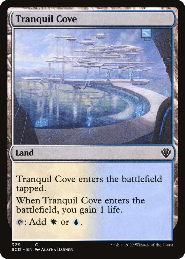 Tranquil Cove (SCD-329) - Starter Commander Decks - Premium MTG Single from Wizards of the Coast - Just $0.08! Shop now at Game Crave Tournament Store