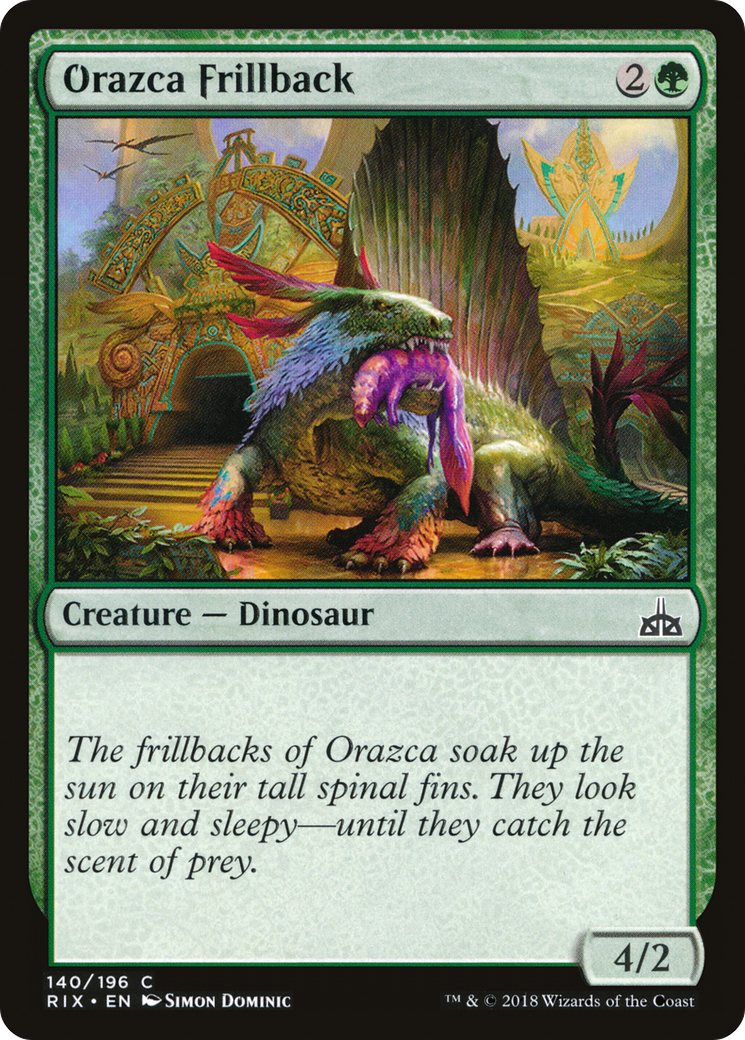 Orazca Frillback (RIX-140) - Rivals of Ixalan - Premium MTG Single from Wizards of the Coast - Just $0.25! Shop now at Game Crave Tournament Store