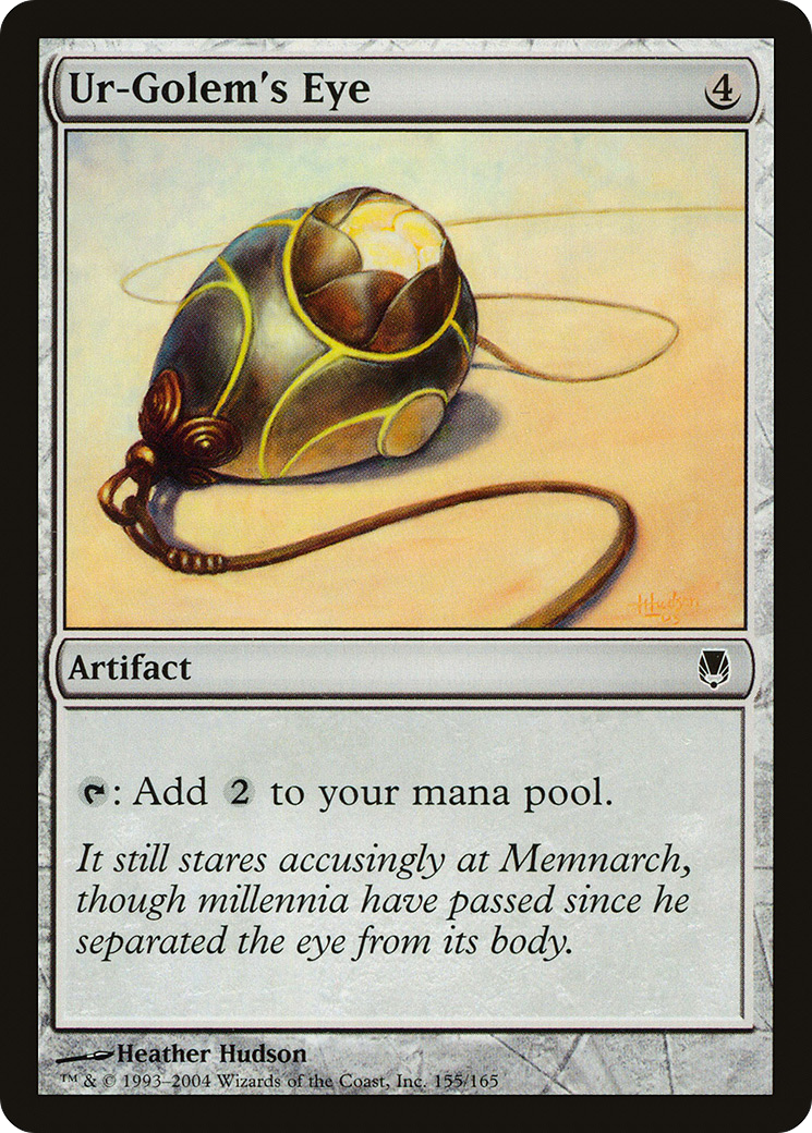 Ur-Golem's Eye (DST-155) - Darksteel Foil - Premium MTG Single from Wizards of the Coast - Just $0.65! Shop now at Game Crave Tournament Store