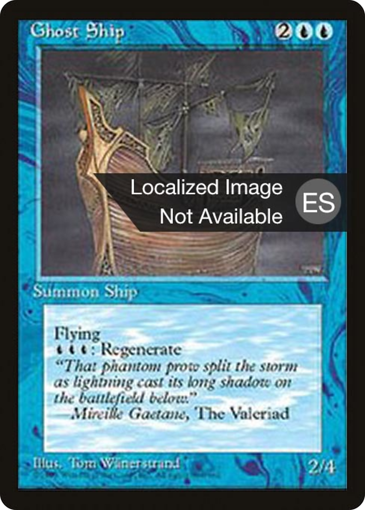 Ghost Ship (4BB-075) - Fourth Edition Foreign Black Border - Premium MTG Single from Wizards of the Coast - Just $0.72! Shop now at Game Crave Tournament Store