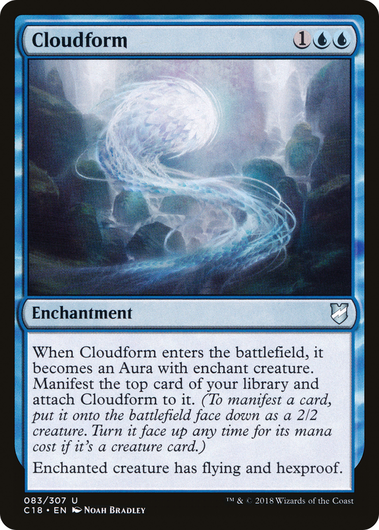 Cloudform (C18-083) - Commander 2018 - Premium MTG Single from Wizards of the Coast - Just $0.08! Shop now at Game Crave Tournament Store