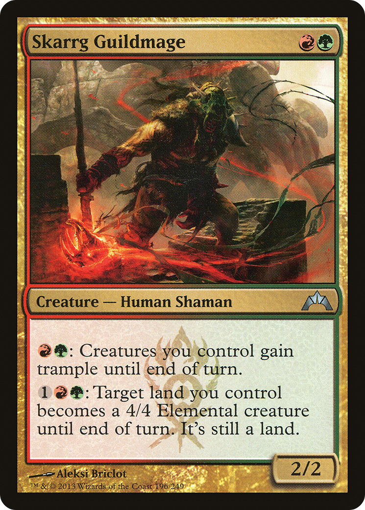 Skarrg Guildmage (GTC-196) - Gatecrash Foil - Premium MTG Single from Wizards of the Coast - Just $0.17! Shop now at Game Crave Tournament Store