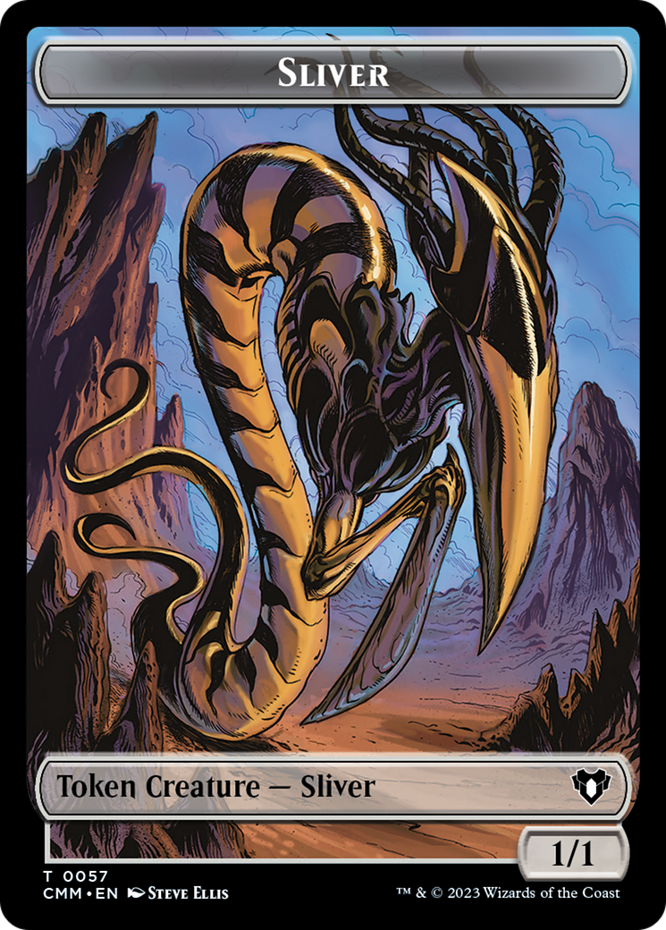 Sliver (TCMM-057) - Commander Masters Tokens - Premium MTG Single from Wizards of the Coast - Just $0! Shop now at Game Crave Tournament Store