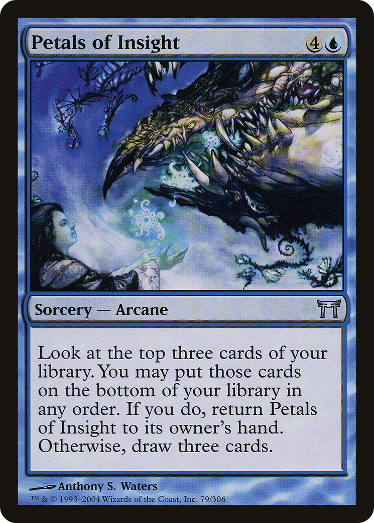 Petals of Insight (CHK-079) - Champions of Kamigawa - Premium MTG Single from Wizards of the Coast - Just $0.08! Shop now at Game Crave Tournament Store