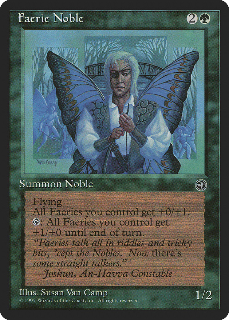 Faerie Noble (HML-086) - Homelands - Premium MTG Single from Wizards of the Coast - Just $0.19! Shop now at Game Crave Tournament Store