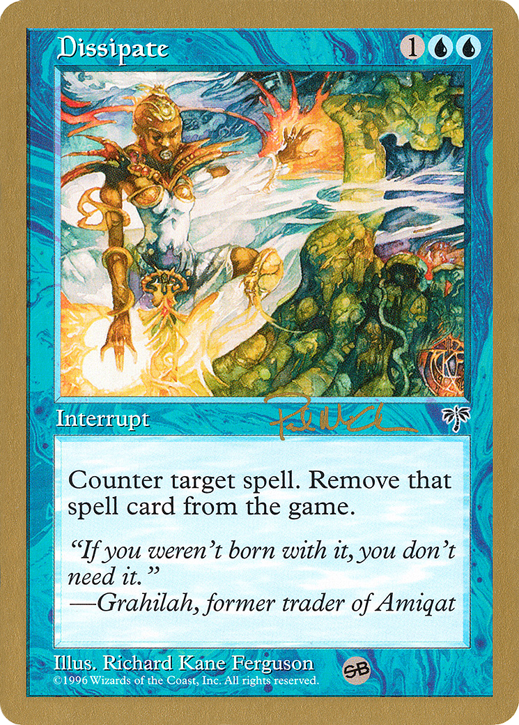 Dissipate (WC97-PM61SB) - World Championship Decks 1997 - Premium MTG Single from Wizards of the Coast - Just $0.08! Shop now at Game Crave Tournament Store