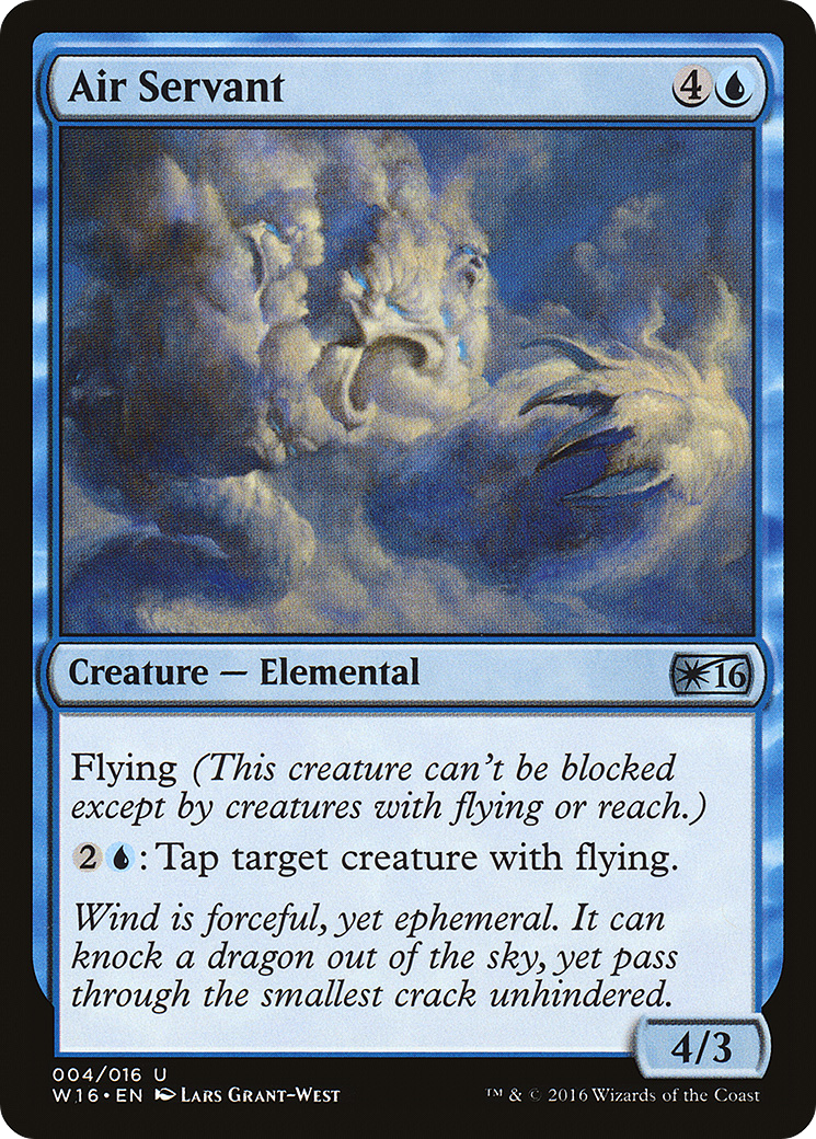 Air Servant (W16-004) - Welcome Deck 2016 - Premium MTG Single from Wizards of the Coast - Just $0.08! Shop now at Game Crave Tournament Store