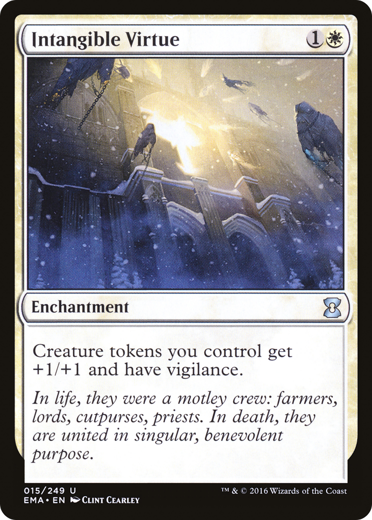 Intangible Virtue (EMA-015) - Eternal Masters - Premium MTG Single from Wizards of the Coast - Just $0.08! Shop now at Game Crave Tournament Store