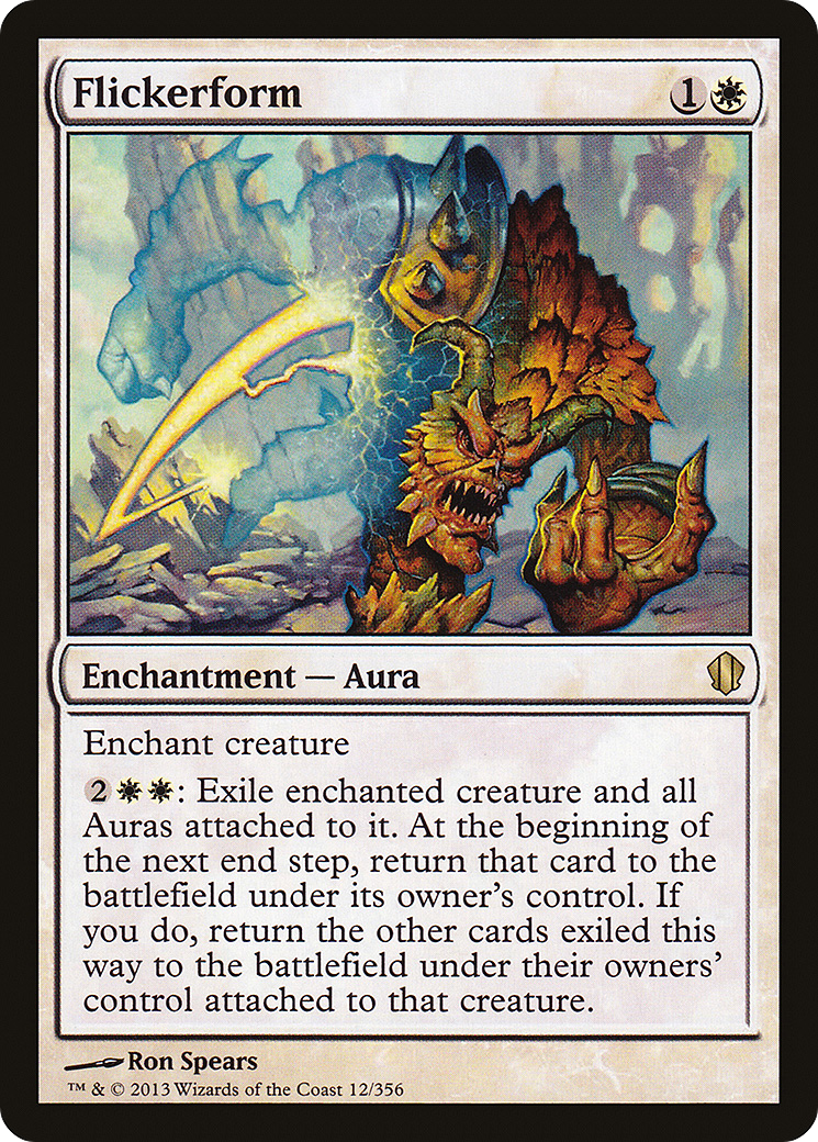Flickerform (C13-012) - Commander 2013 - Premium MTG Single from Wizards of the Coast - Just $0.20! Shop now at Game Crave Tournament Store