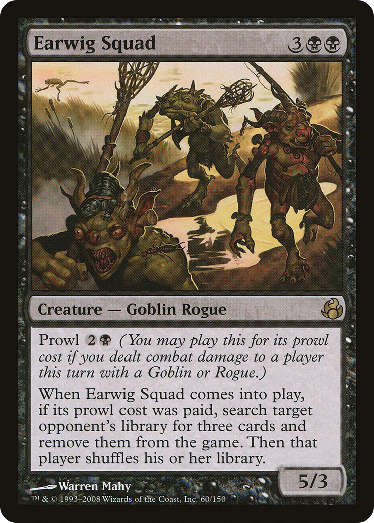 Earwig Squad (MOR-060) - Morningtide Foil - Premium MTG Single from Wizards of the Coast - Just $0.15! Shop now at Game Crave Tournament Store