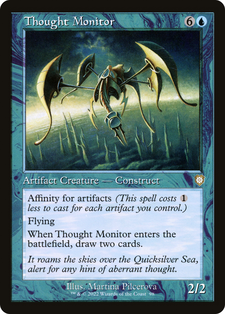 Thought Monitor (BRC-098) - The Brothers' War Commander - Premium MTG Single from Wizards of the Coast - Just $0.38! Shop now at Game Crave Tournament Store