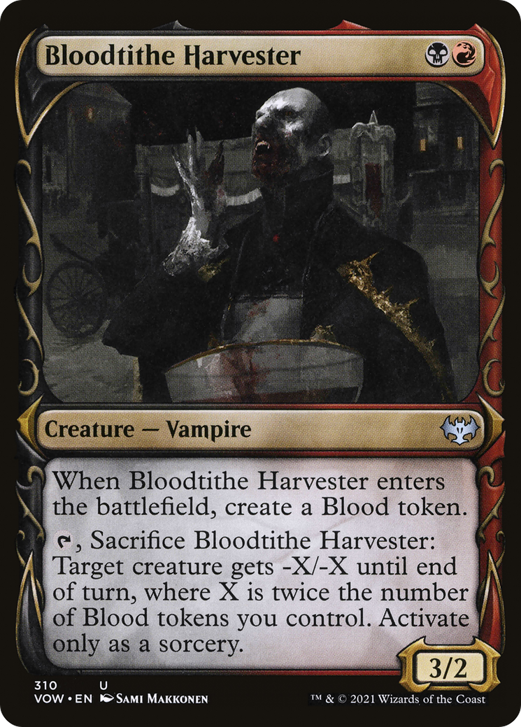 Bloodtithe Harvester (VOW-310) - Innistrad: Crimson Vow: (Showcase) - Premium MTG Single from Wizards of the Coast - Just $0.08! Shop now at Game Crave Tournament Store