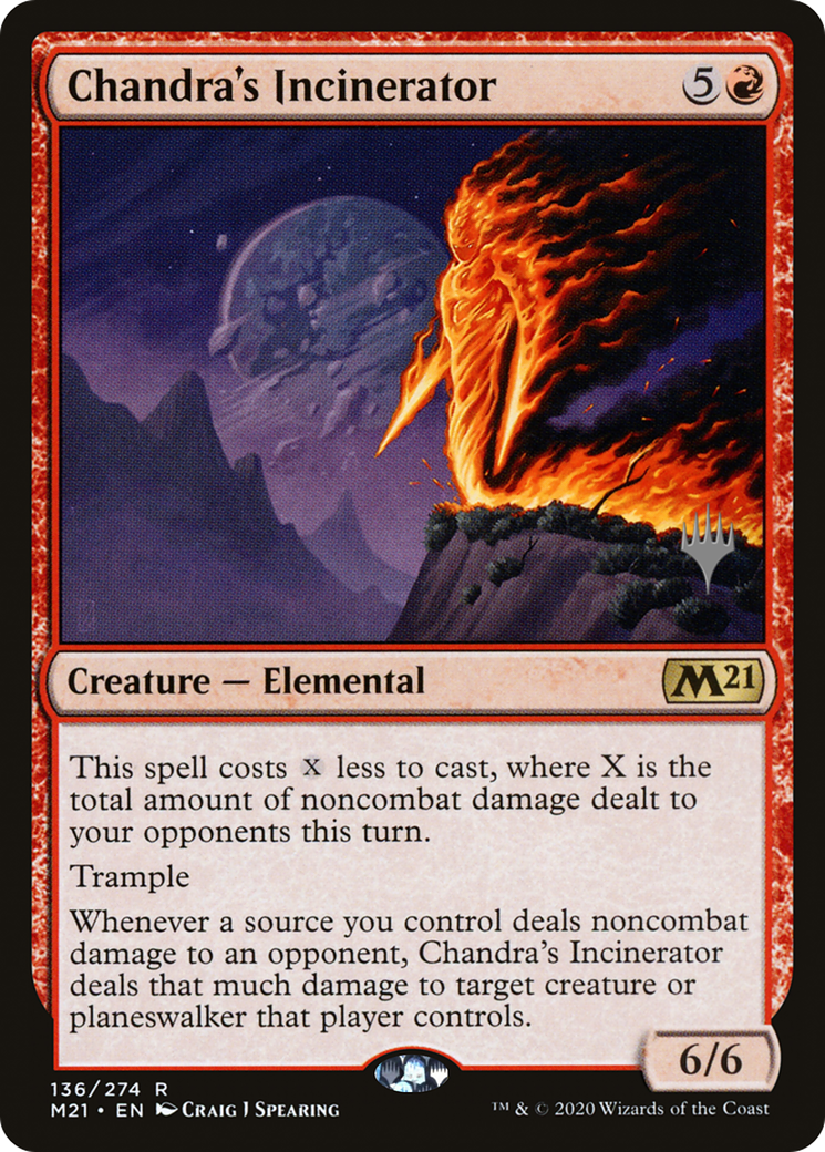 Chandra's Incinerator (PM21-136P) - Core Set 2021 Promos Foil - Premium MTG Single from Wizards of the Coast - Just $0.43! Shop now at Game Crave Tournament Store