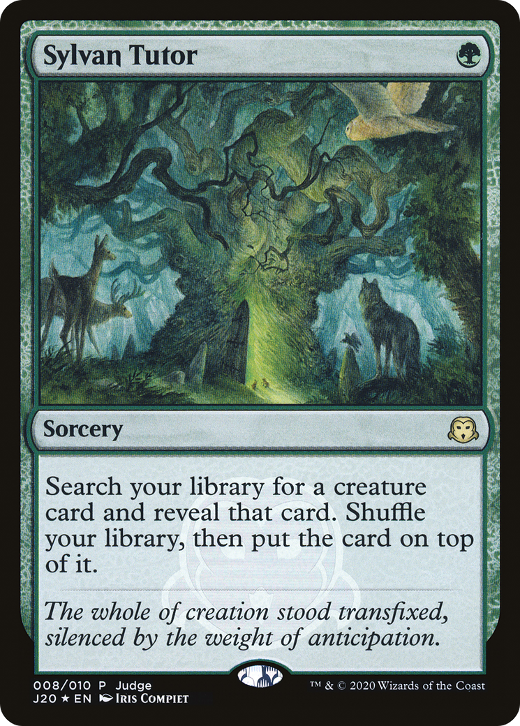 Sylvan Tutor (J20-008) - Judge Gift Cards 2020 Foil - Premium MTG Single from Wizards of the Coast - Just $9.96! Shop now at Game Crave Tournament Store