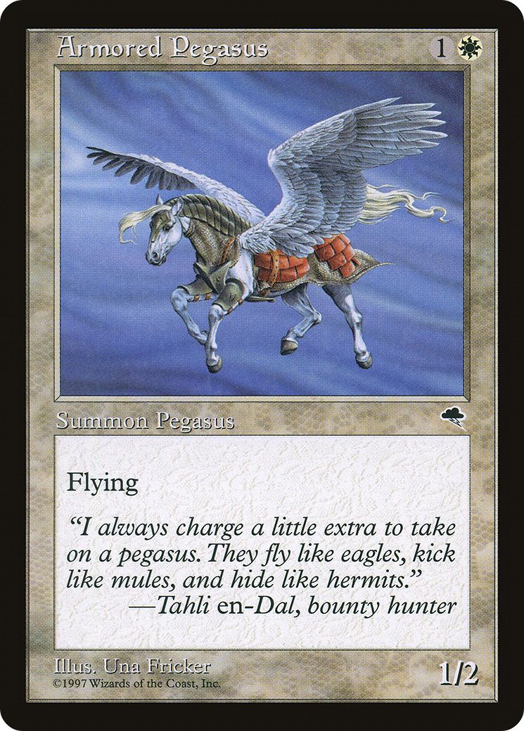 Armored Pegasus (TMP-005) - Tempest - Premium MTG Single from Wizards of the Coast - Just $0.08! Shop now at Game Crave Tournament Store