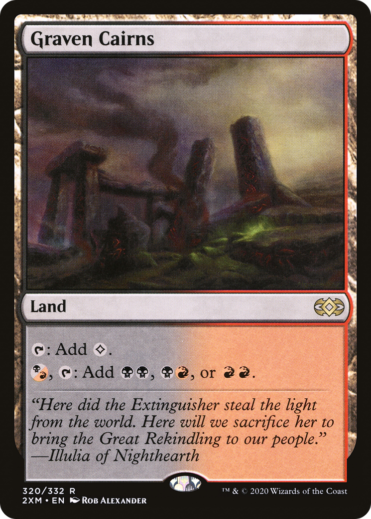 Graven Cairns (2XM-320) - Double Masters Foil - Premium MTG Single from Wizards of the Coast - Just $1.86! Shop now at Game Crave Tournament Store