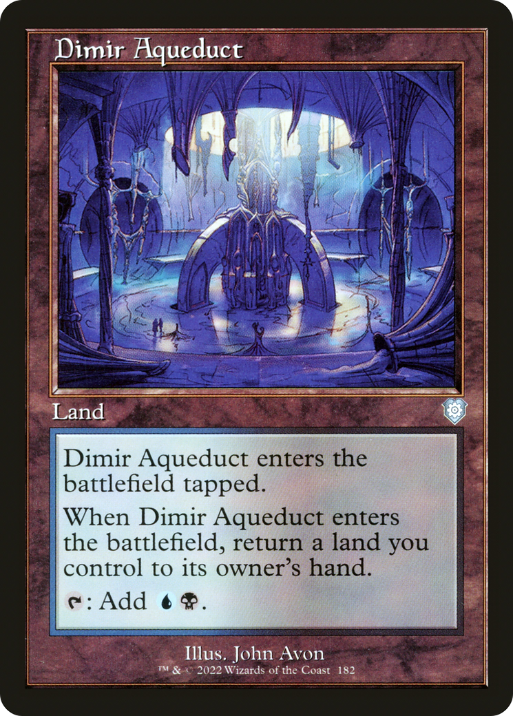 Dimir Aqueduct (BRC-182) - The Brothers' War Commander - Premium MTG Single from Wizards of the Coast - Just $0.08! Shop now at Game Crave Tournament Store