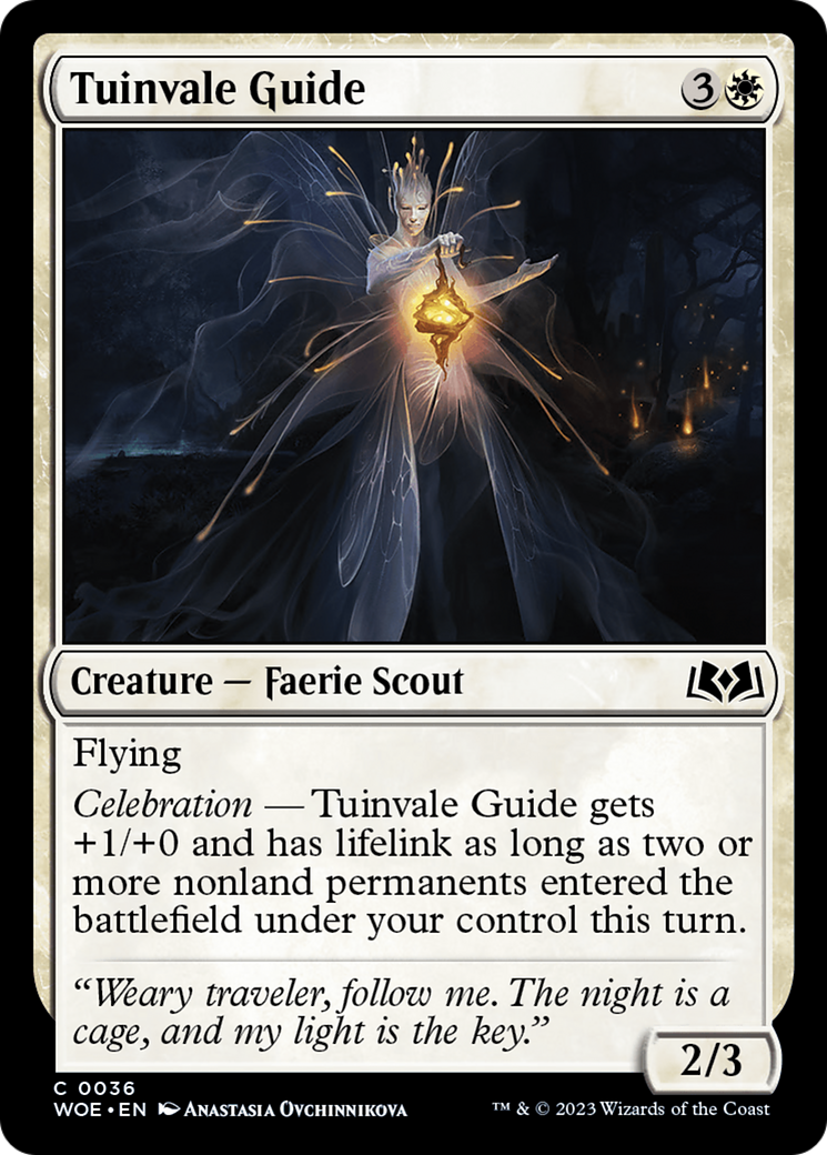 Tuinvale Guide (WOE-036) - Wilds of Eldraine - Premium MTG Single from Wizards of the Coast - Just $0.08! Shop now at Game Crave Tournament Store