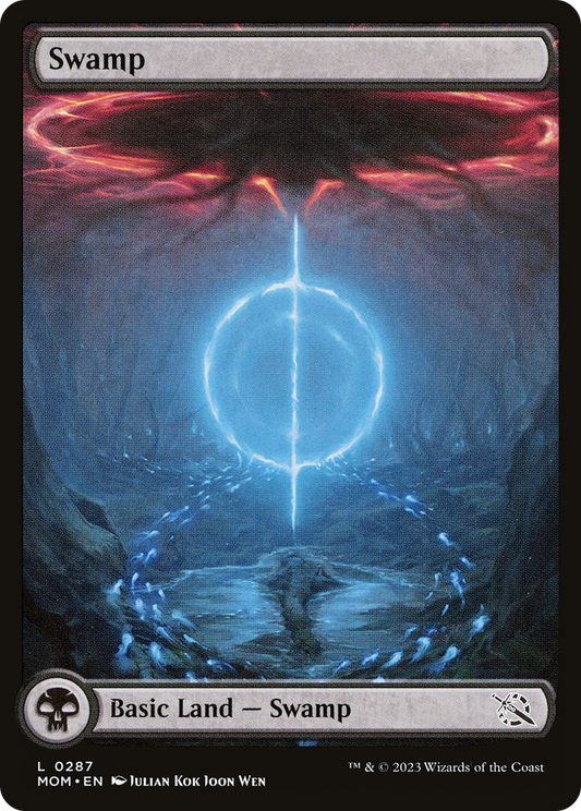 Swamp (MOM-287) - March of the Machine - Premium MTG Single from Wizards of the Coast - Just $0.45! Shop now at Game Crave Tournament Store