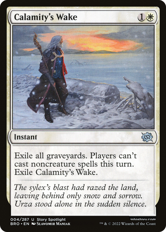 Calamity's Wake (BRO-004) - The Brothers' War - Premium MTG Single from Wizards of the Coast - Just $0.08! Shop now at Game Crave Tournament Store