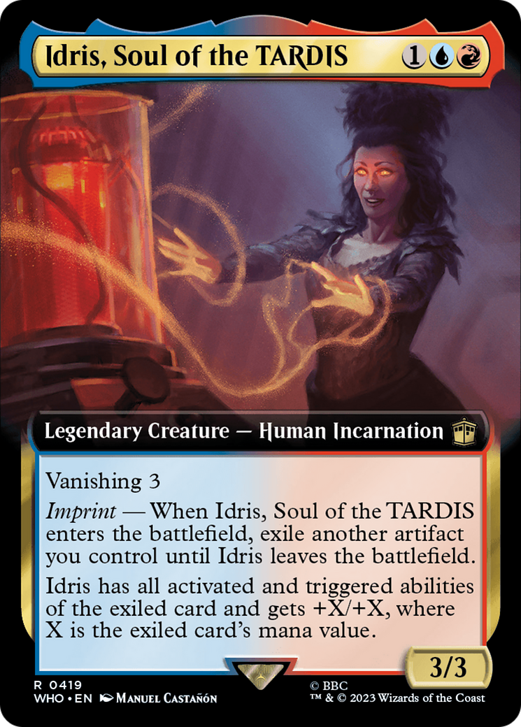 Idris, Soul of the TARDIS (WHO-419) - Doctor Who: (Extended Art) Foil - Premium MTG Single from Wizards of the Coast - Just $0.09! Shop now at Game Crave Tournament Store