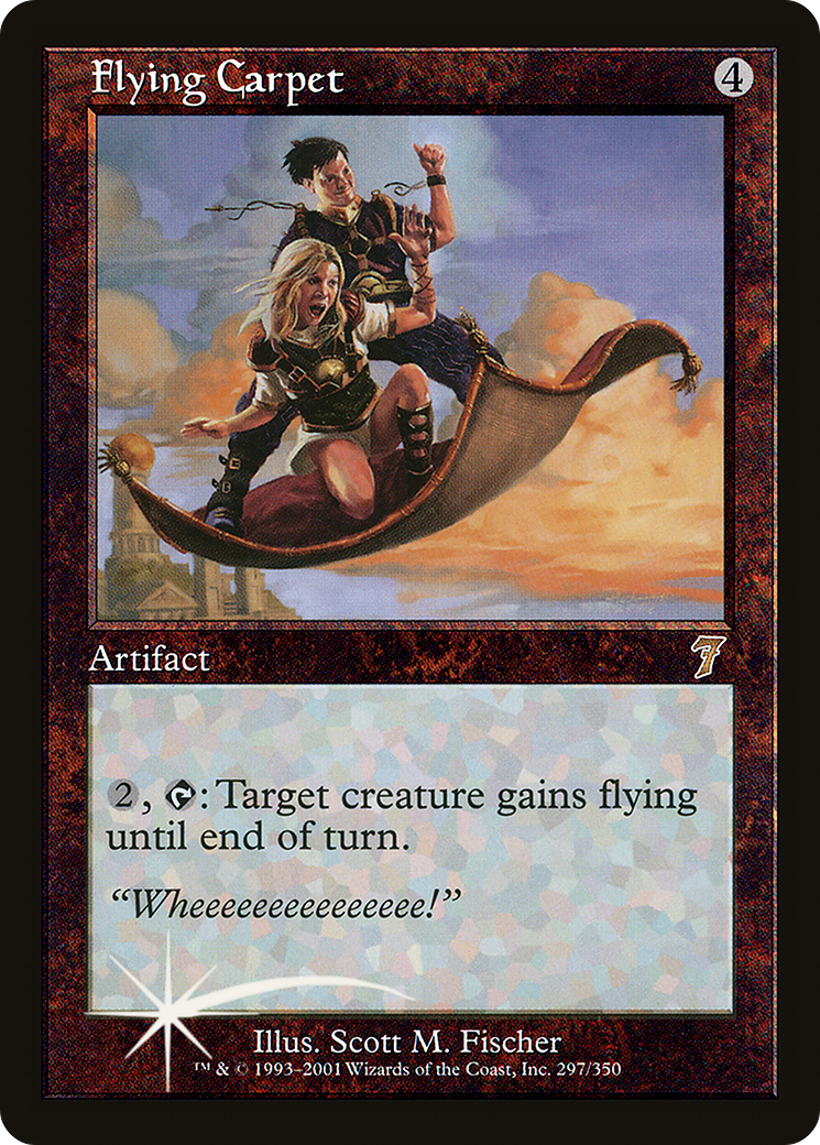 Flying Carpet (7ED-297★) - Seventh Edition Foil - Premium MTG Single from Wizards of the Coast - Just $31.96! Shop now at Game Crave Tournament Store