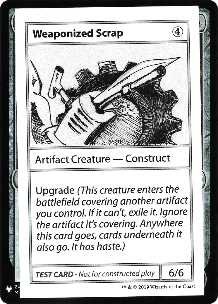 Weaponized Scrap (CMB1-111) - Mystery Booster Playtest Cards 2019 - Premium MTG Single from Wizards of the Coast - Just $0.08! Shop now at Game Crave Tournament Store