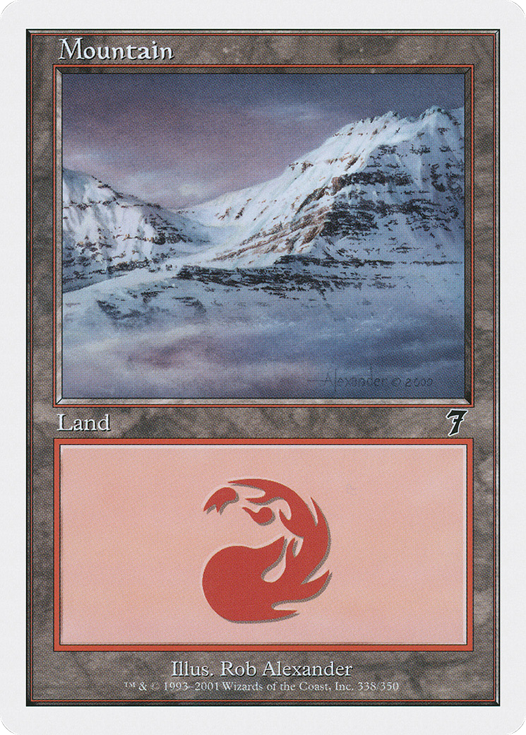 Mountain (7ED-338) - Seventh Edition - Premium MTG Single from Wizards of the Coast - Just $0.09! Shop now at Game Crave Tournament Store