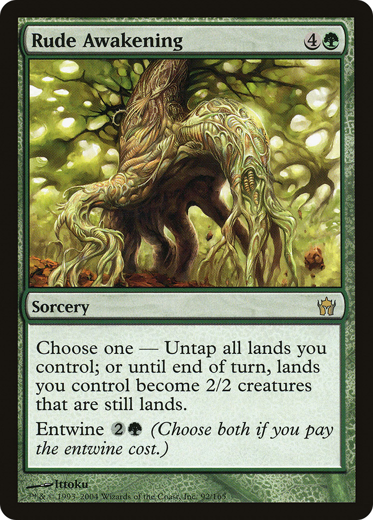 Rude Awakening (5DN-092) - Fifth Dawn Foil - Premium MTG Single from Wizards of the Coast - Just $1.81! Shop now at Game Crave Tournament Store