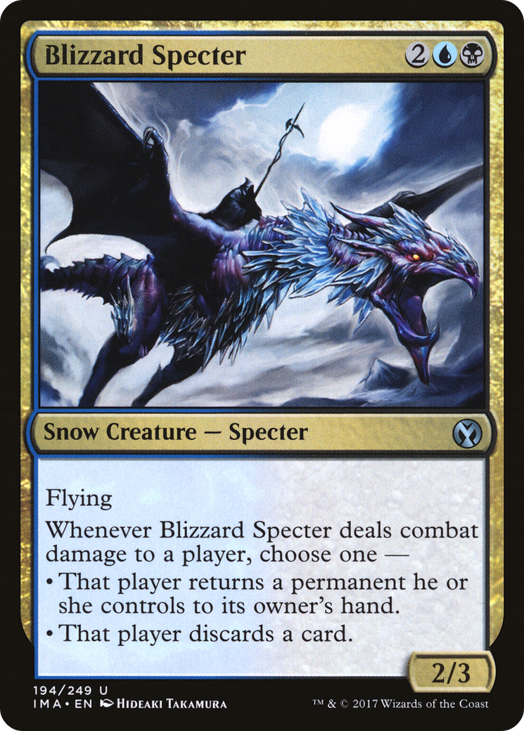 Blizzard Specter (IMA-194) - Iconic Masters Foil - Premium MTG Single from Wizards of the Coast - Just $0.11! Shop now at Game Crave Tournament Store