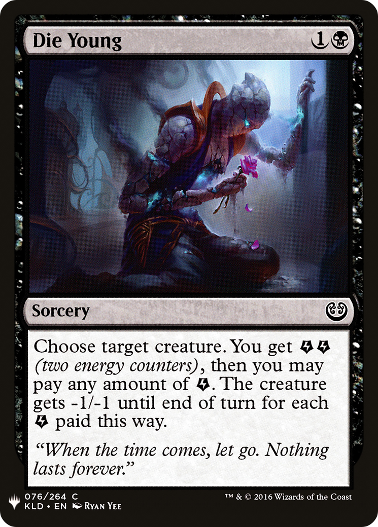 Die Young (MB1-626) - Mystery Booster - Premium MTG Single from Wizards of the Coast - Just $0.25! Shop now at Game Crave Tournament Store