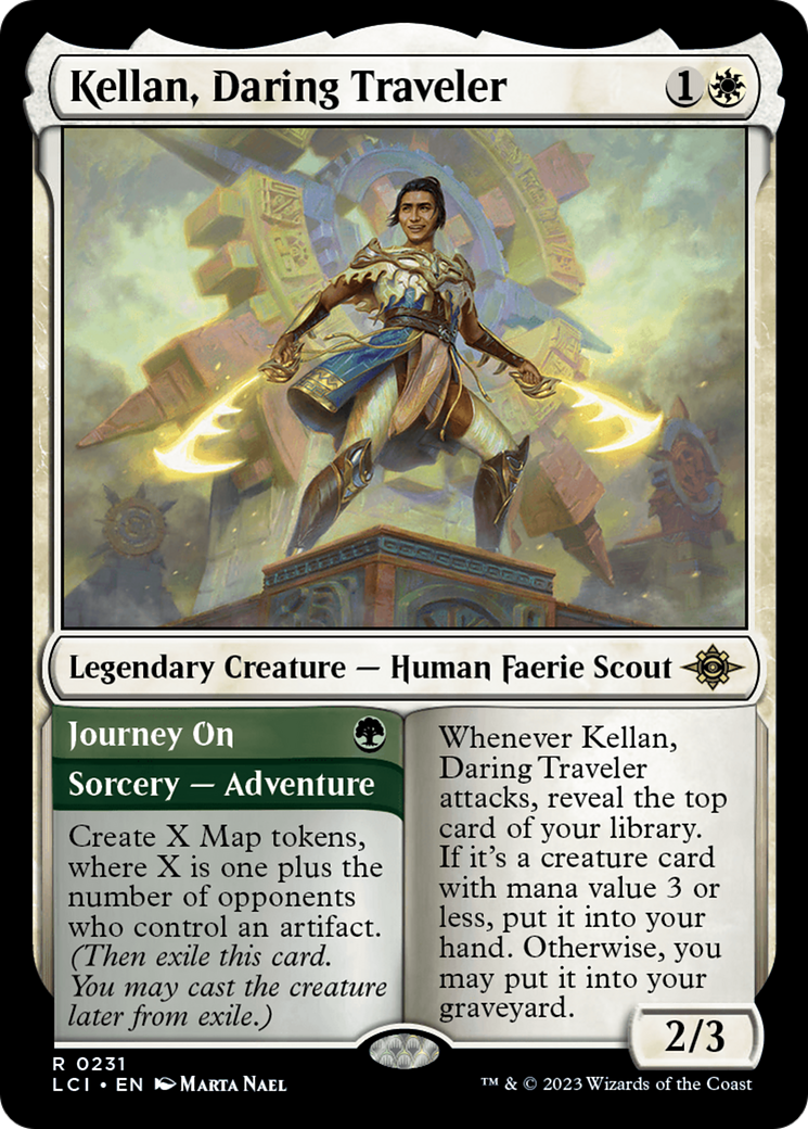 Kellan, Daring Traveler // Journey On (LCI-231) - The Lost Caverns of Ixalan - Premium MTG Single from Wizards of the Coast - Just $0.08! Shop now at Game Crave Tournament Store