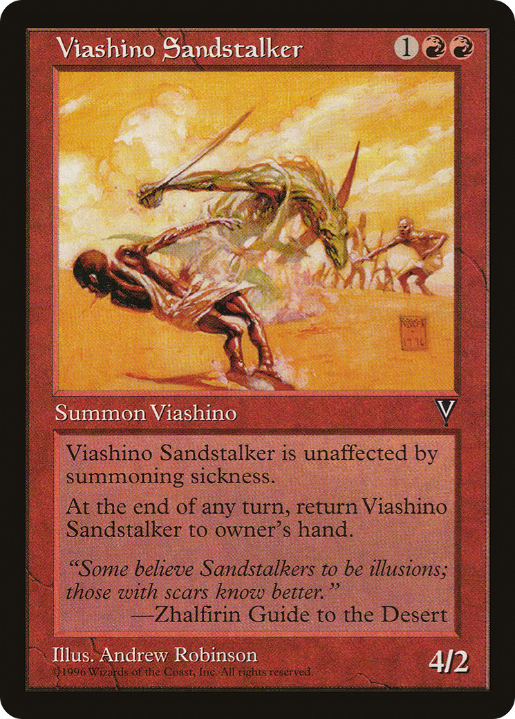 Viashino Sandstalker (VIS-100) - Visions - Premium MTG Single from Wizards of the Coast - Just $0.08! Shop now at Game Crave Tournament Store