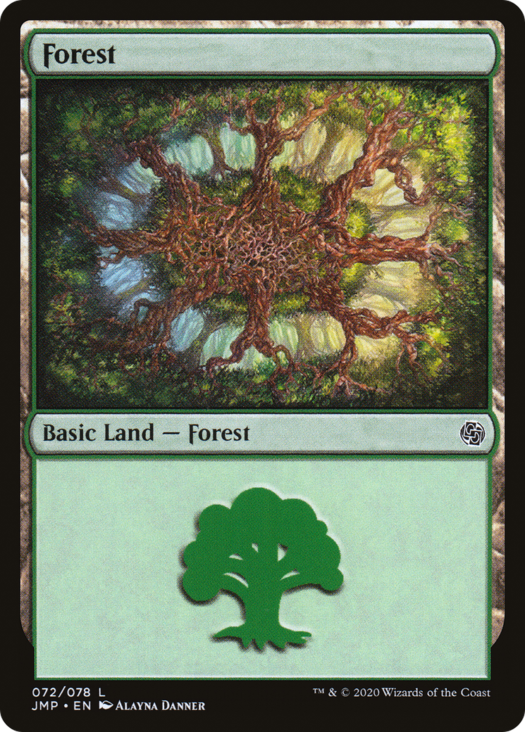 Forest (JMP-072) - Jumpstart - Premium MTG Single from Wizards of the Coast - Just $0.25! Shop now at Game Crave Tournament Store