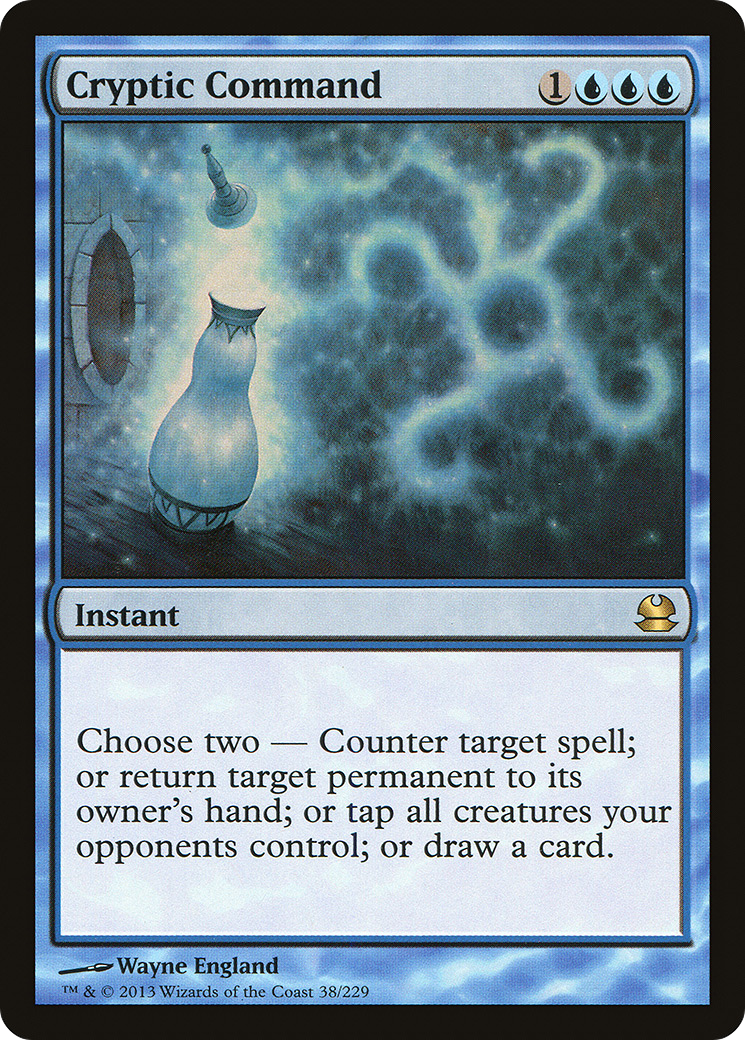 Cryptic Command (MMA-038) - Modern Masters Foil - Premium MTG Single from Wizards of the Coast - Just $6.98! Shop now at Game Crave Tournament Store