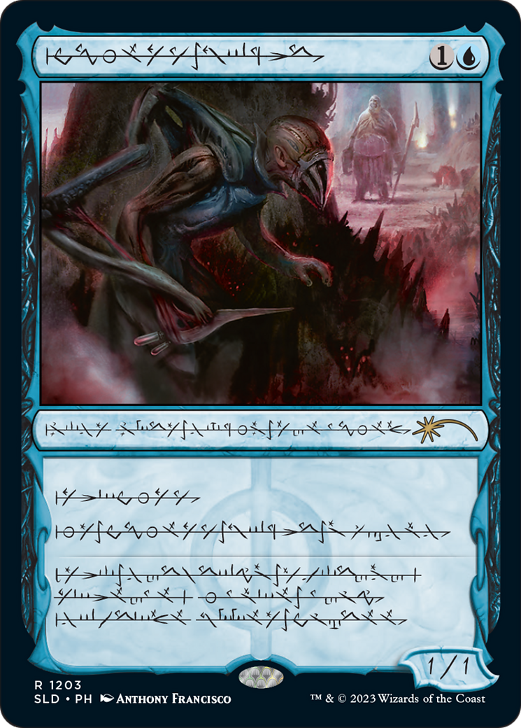 Blighted Agent (SLD-1203) - Secret Lair Drop: (Showcase) Foil - Premium MTG Single from Wizards of the Coast - Just $1.29! Shop now at Game Crave Tournament Store