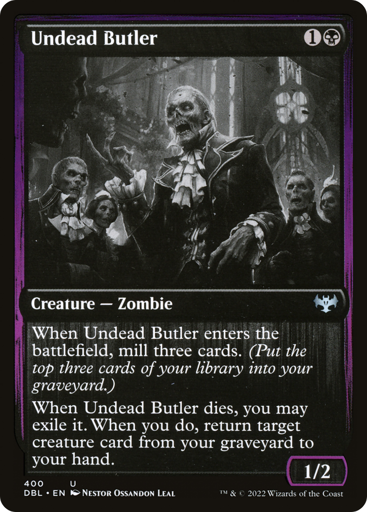 Undead Butler (DBL-400) - Innistrad: Double Feature - Premium MTG Single from Wizards of the Coast - Just $0.19! Shop now at Game Crave Tournament Store
