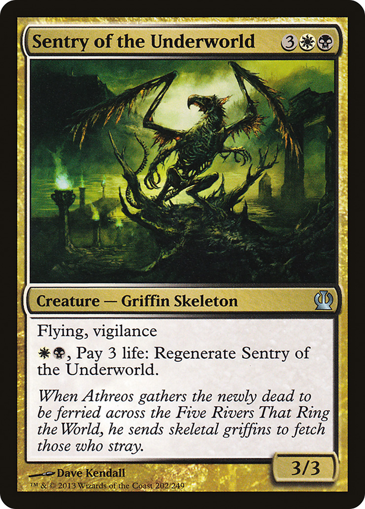 Sentry of the Underworld (THS-202) - Theros Foil - Premium MTG Single from Wizards of the Coast - Just $0.25! Shop now at Game Crave Tournament Store