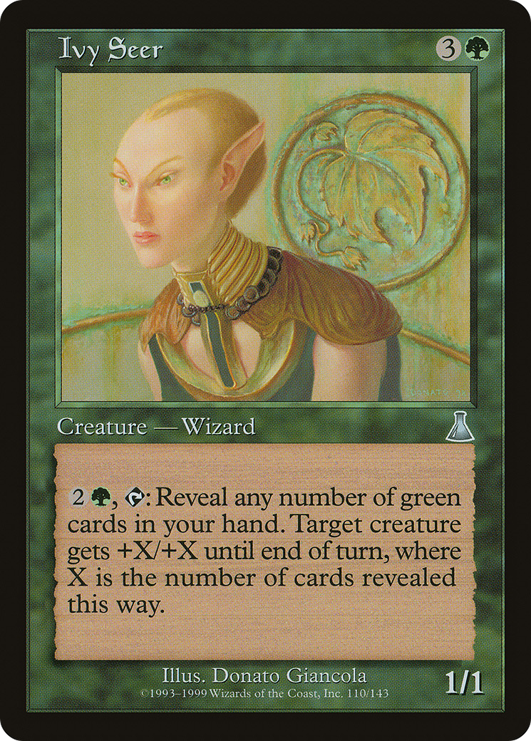 Ivy Seer (UDS-110) - Urza's Destiny Foil - Premium MTG Single from Wizards of the Coast - Just $0.95! Shop now at Game Crave Tournament Store